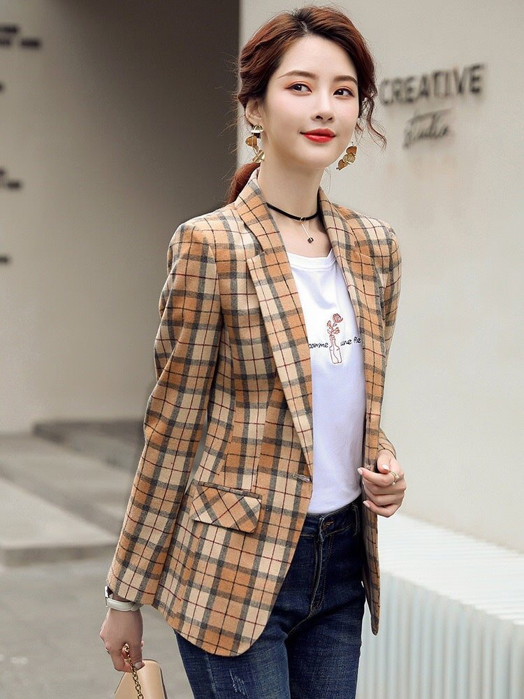Spring And Summer Thin Slim Fit Professional Short Suit Jacket (see size chart under more details)