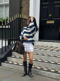 Jaida Loose Striped Pullover Sweater