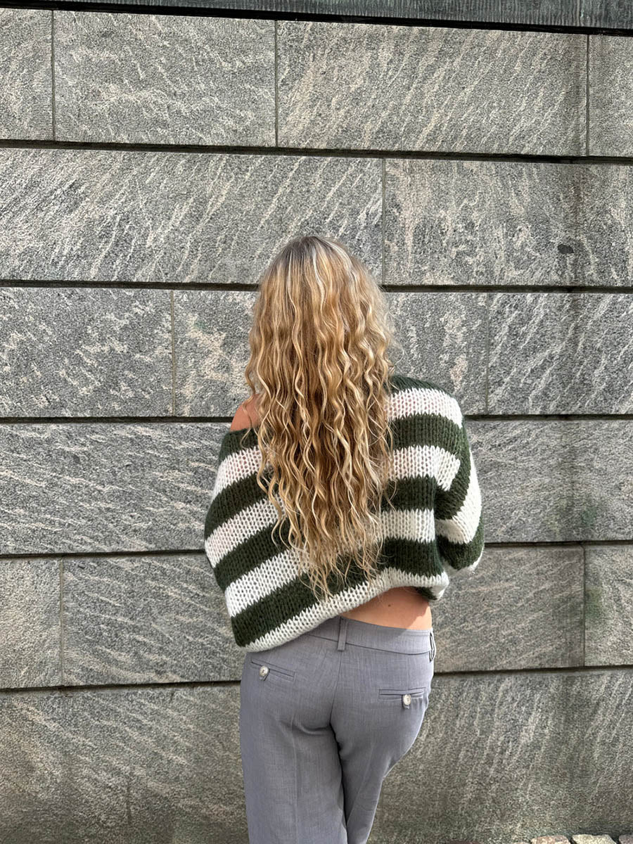 Jaida Loose Striped Pullover Sweater