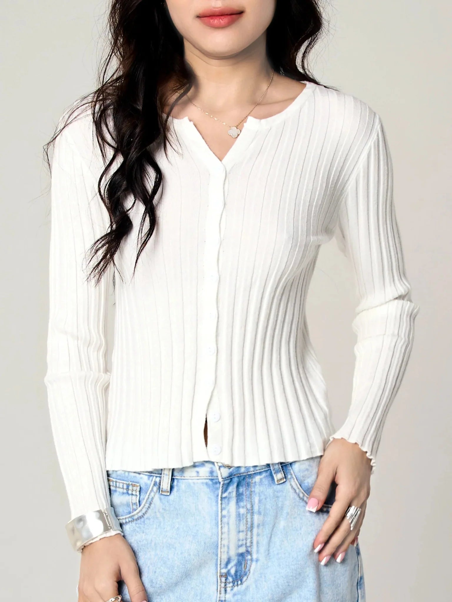 Kalani Slim Thin Sweater Lightweight Stylish