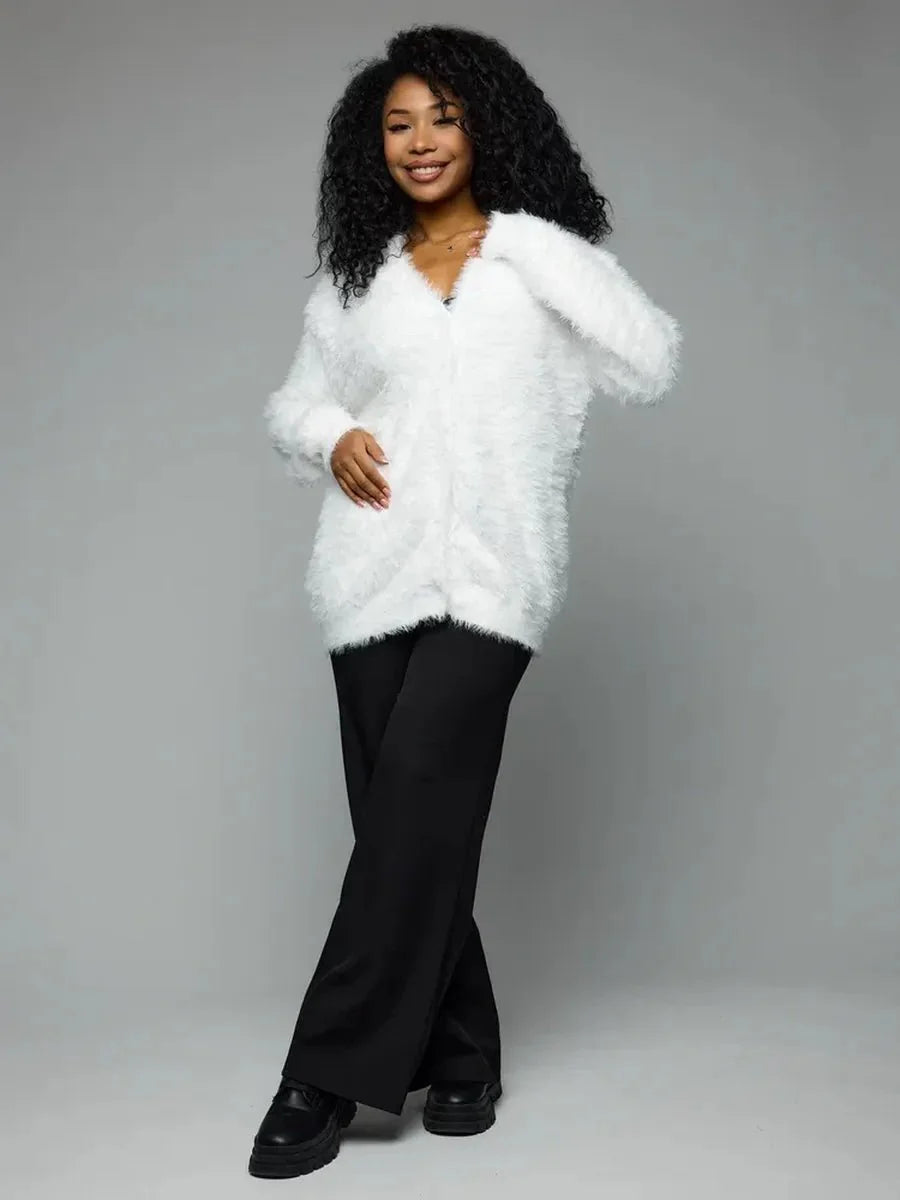 Cozy Priya Loose V-neck Sweater - Fall Essential